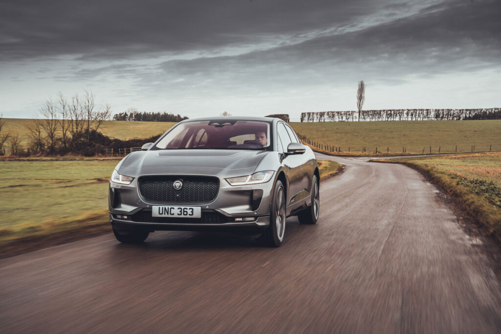 I-PACE fully-electric architecture has allowed the Jaguar design team to combine luxury craftsmanship with generous amounts of space and storage within the car’s interior.