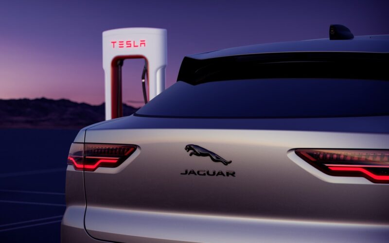 Jaguar Tesla Supercharger |